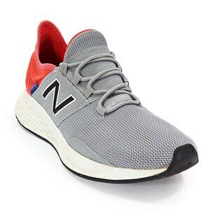 New Balance Men's Fresh Foam Roav Running Sneakers Gray Red Athletic Shoes Sz 8